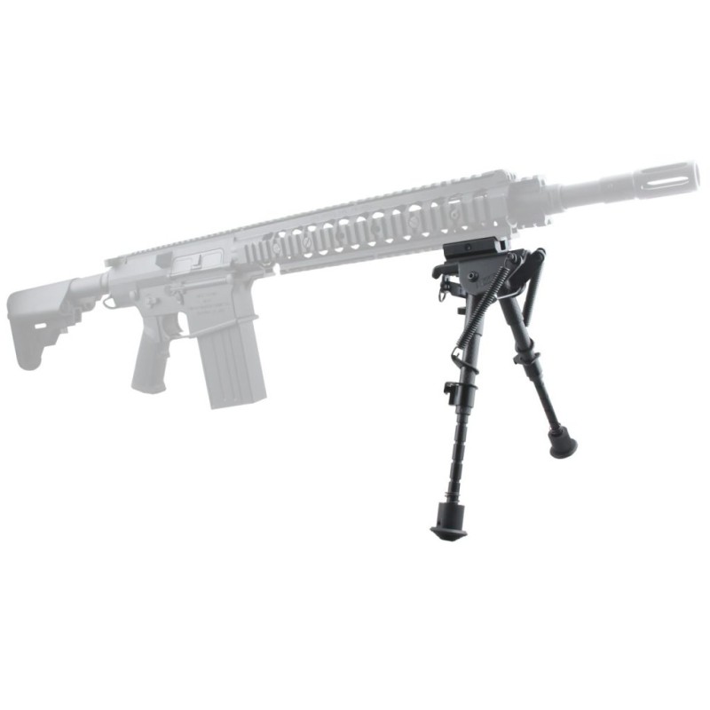 Carbon Fiber 6-9 Inch Adjustable Bipod for Rifles Hunting and Shooting With Picatinny Adapter SKU: RSCFP-06