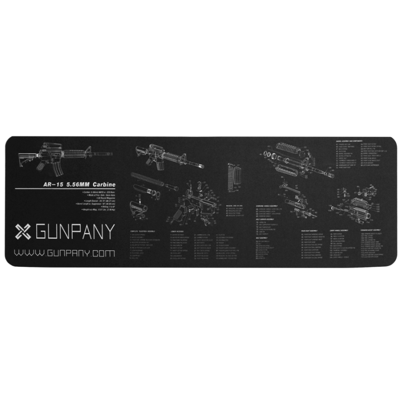 AR15 Gun Cleaning Bench Mat (SKU: SCBM-01) AR15 Gun Cleaning Bench Mat (SKU: SCBM-01)