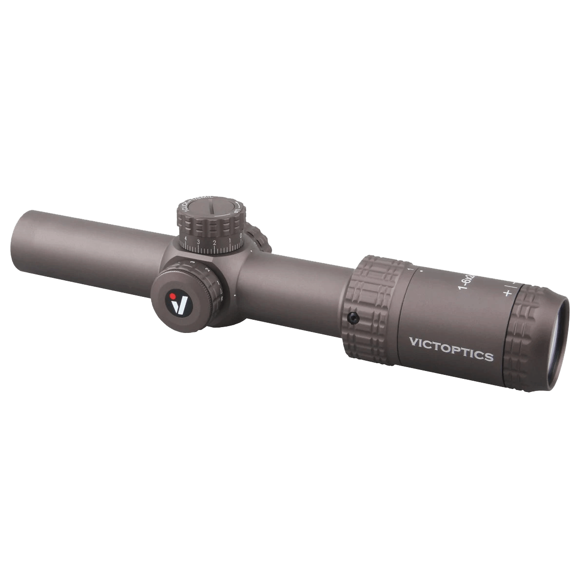 S6 BURNT BROWN 1-6X24 SFP LPVO RIFLE SCOPE SKU: OPSL23 - Victoptics