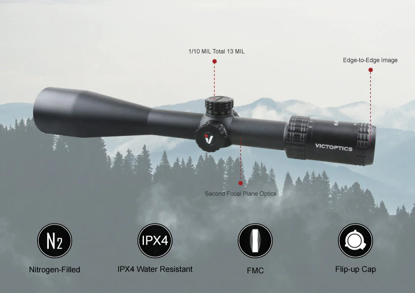 VICTOPTICS S4 6-24X50 MDL RIFLESCOPE FACTORY