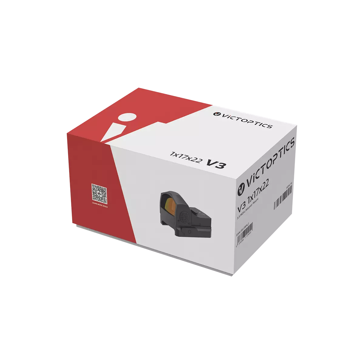 SPX V3 1X22 Red Dot Sight Weaver (SKU: RDSL16)