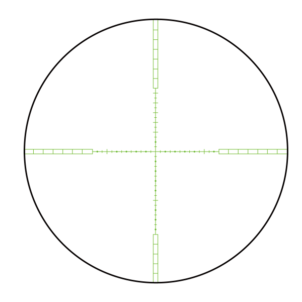 S4 1.5-6x28 Riflescope for hunting green illumination