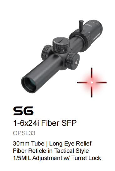 Fiber Reticle rifle scope