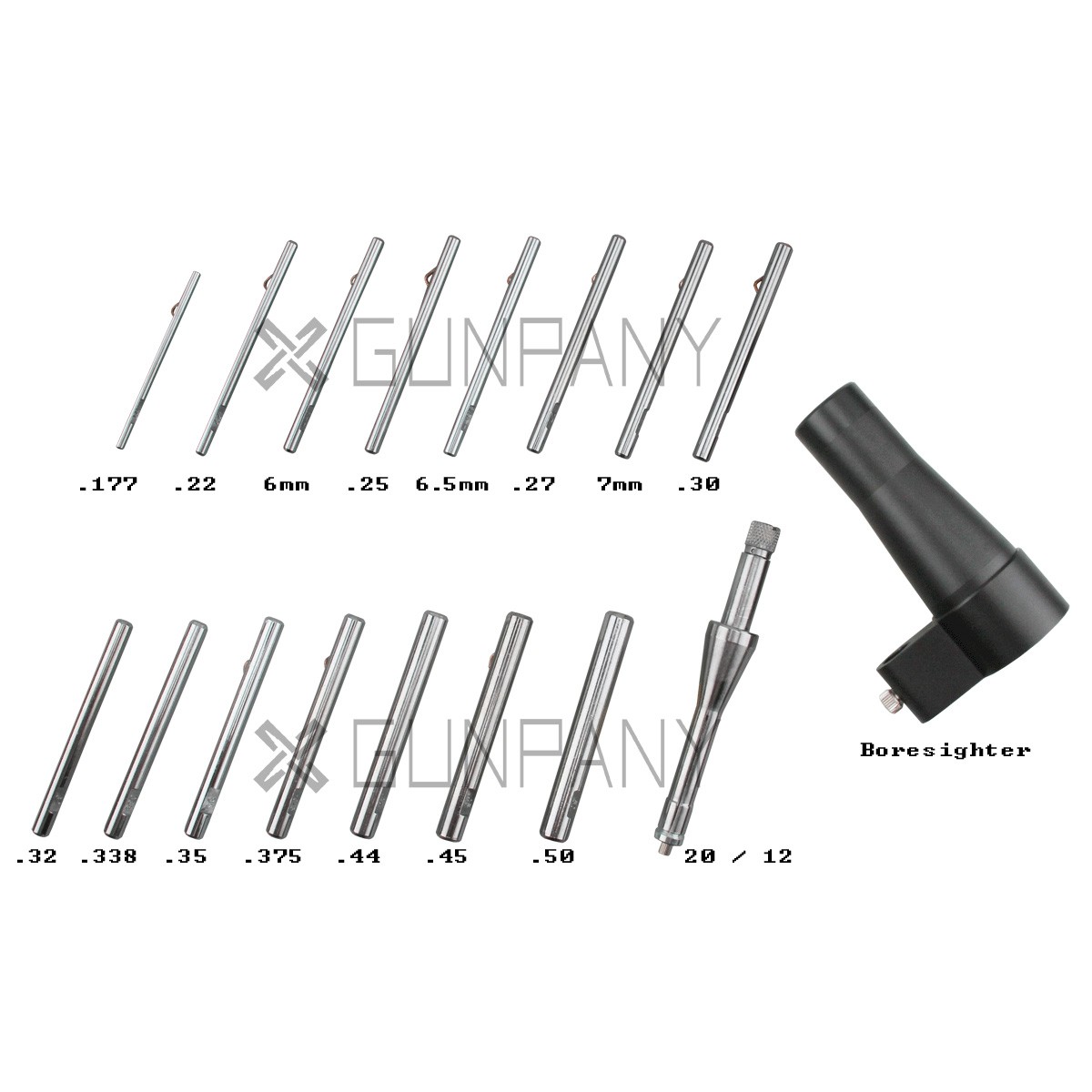 16 Pcs Boresighter Kit (SKU: GPBS-01)