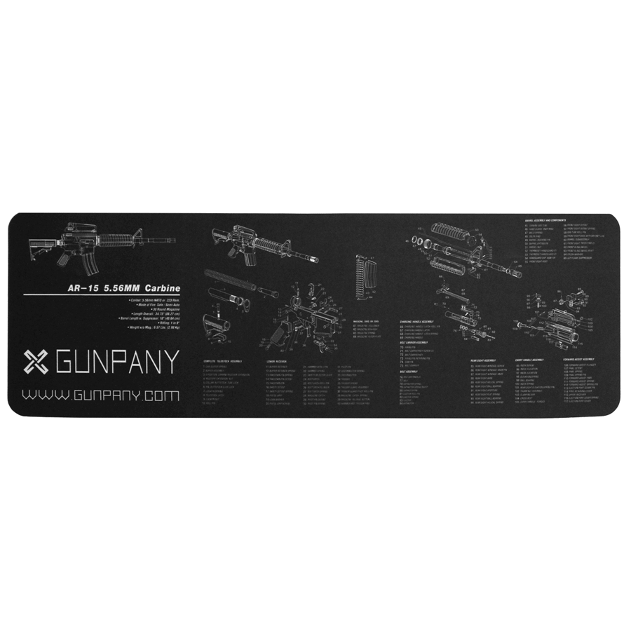 AR15 Gun Cleaning Bench Mat (SKU: SCBM-01)
