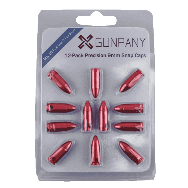 12-Pack 9mm Snap Caps (SKU: SCSC-04BP)