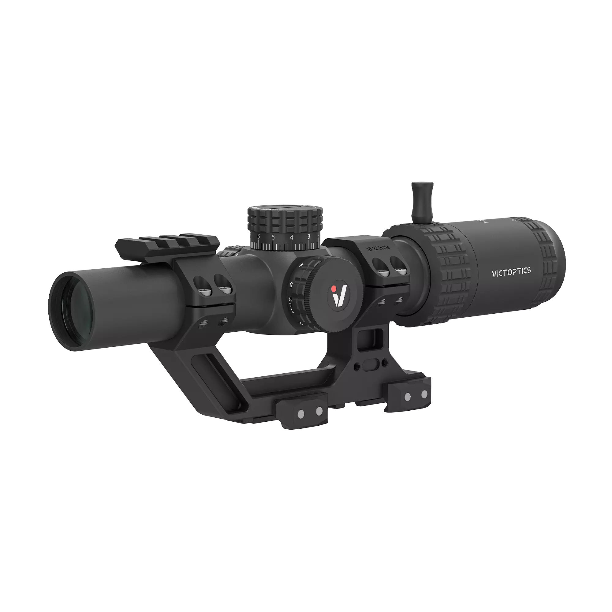 OPSL122 S6 1-6x24 1-Piece High Mount Combo Webp 1 S6 1-6x24 LPVO SFP Rifle Scope w/ 1-Piece Extreme High Picatinny AR Mount Kit (SKU: OPSL122)