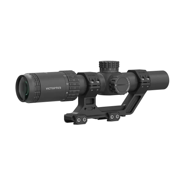 S6 LPVO Rifle Scope w/ 1-Piece High Picatinny AR Mount Kit