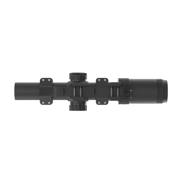 S6 LPVO Rifle Scope w/ 1-Piece High Picatinny AR Mount Kit
