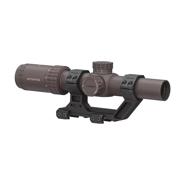 S6 1-6x24 LPVO SFP Burnt Brown RifleScope w/ Picatinny AR Mount Kit