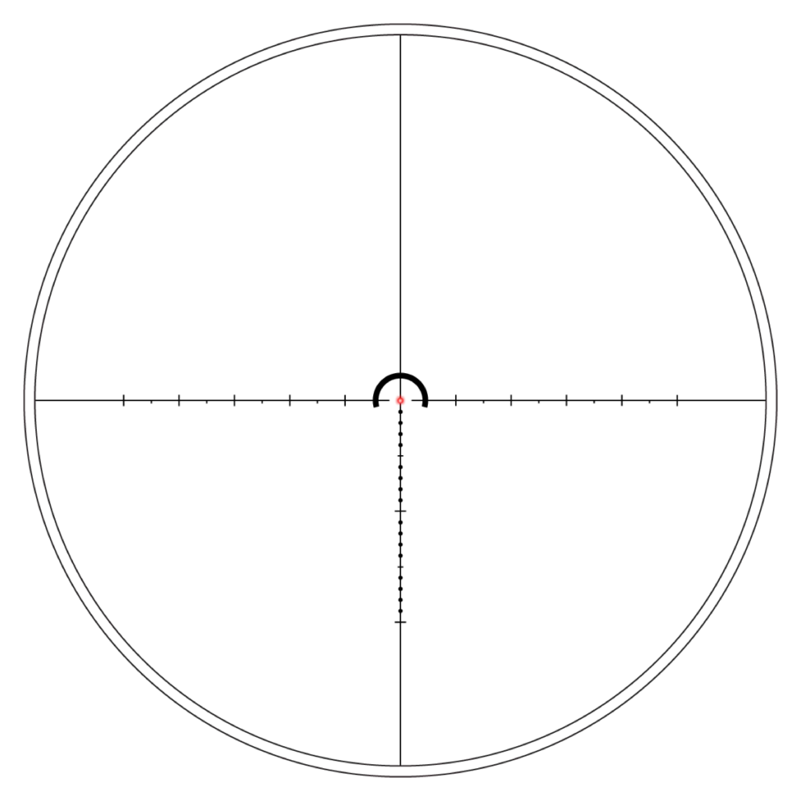 S6 1-6x24i Fiber LPVO SFP Rifle Scope w/ 1-Piece Extreme High Picatinny AR Mount Kit (SKU: OPSL133)