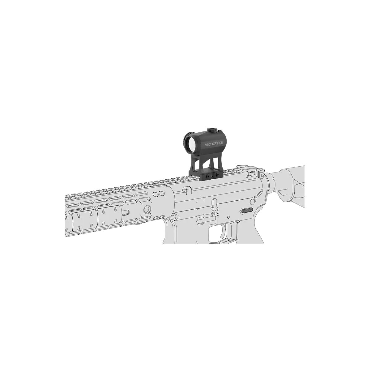 T5 1X22 RED DOT SCOPE (RDSL38)