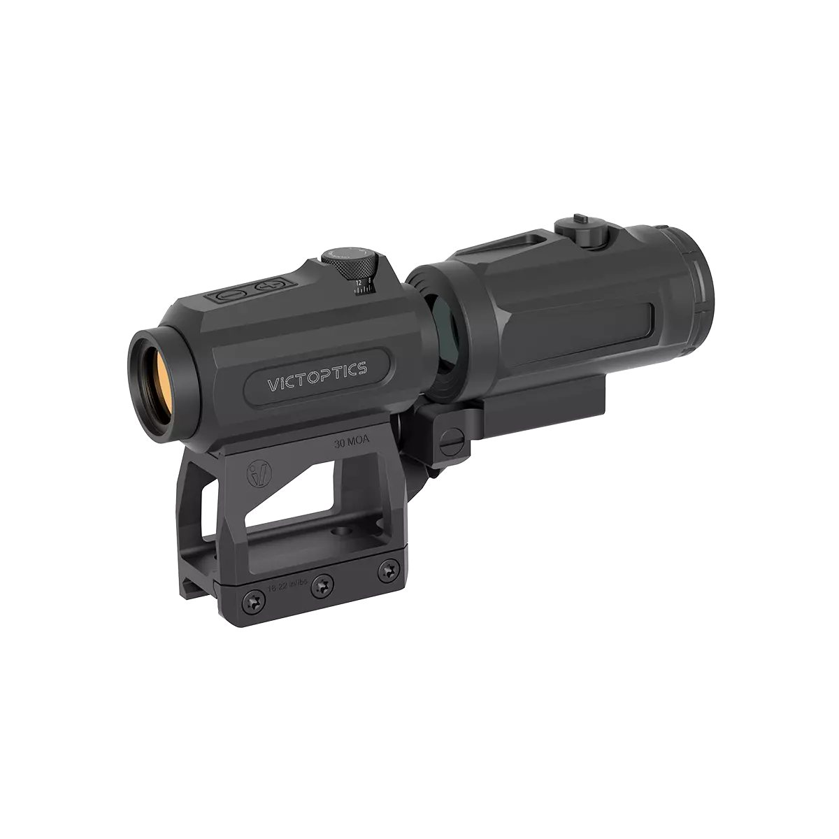 Victoptics SRD 1x25 MRT Red Dot Sight & 3x Magnifier Kit with Integrated One-Piece Picatinny Mount (SKU: VIRM01)